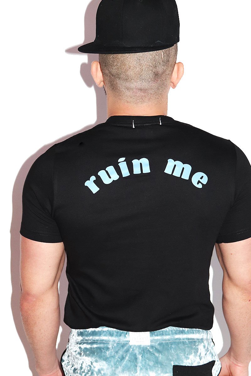 Ruin Me Tee-Black