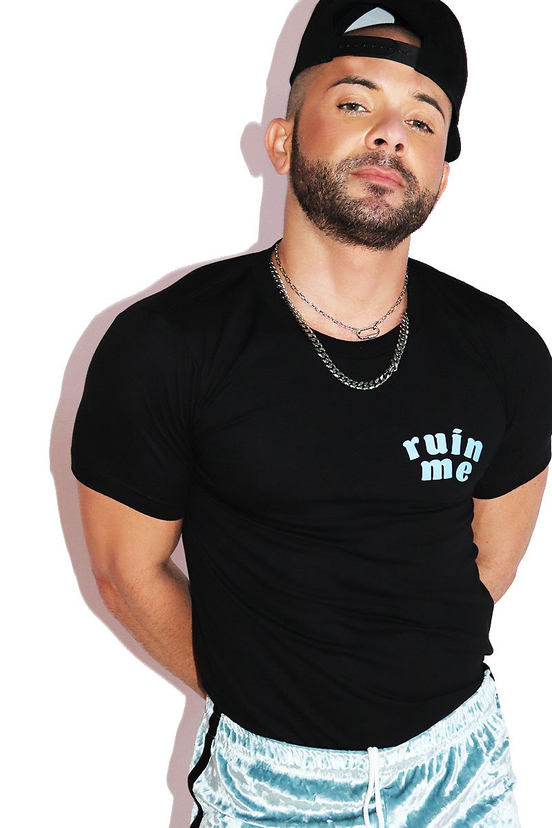 Ruin Me Tee-Black