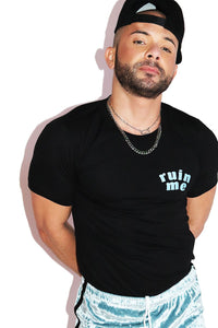 Ruin Me Tee-Black