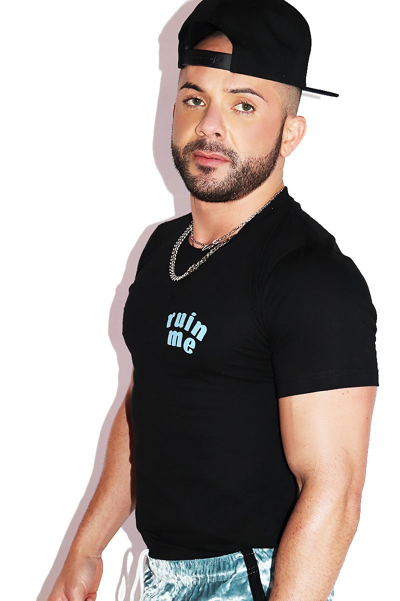 Ruin Me Tee-Black