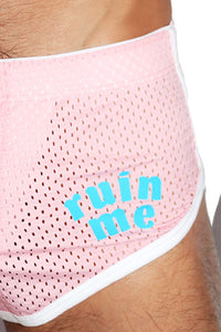 Ruin Me Shorty Shorts-Pink