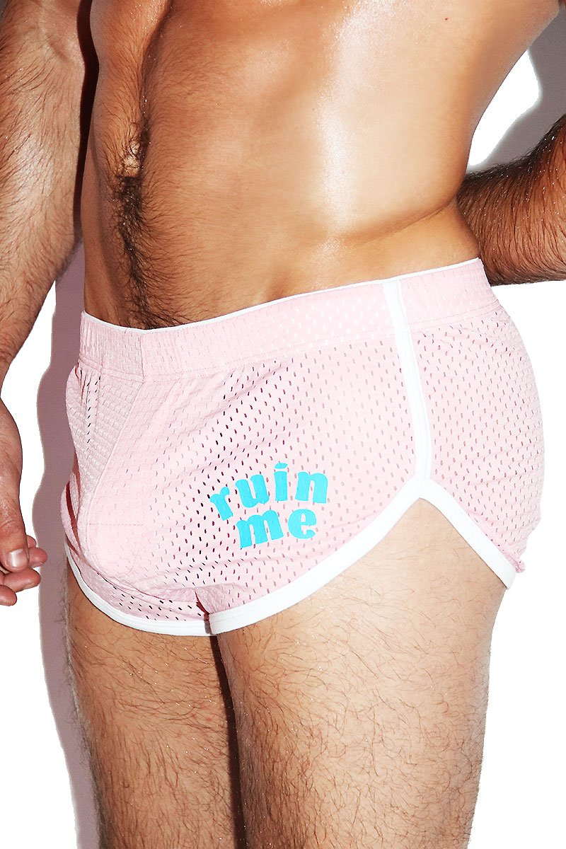 Ruin Me Shorty Shorts-Pink