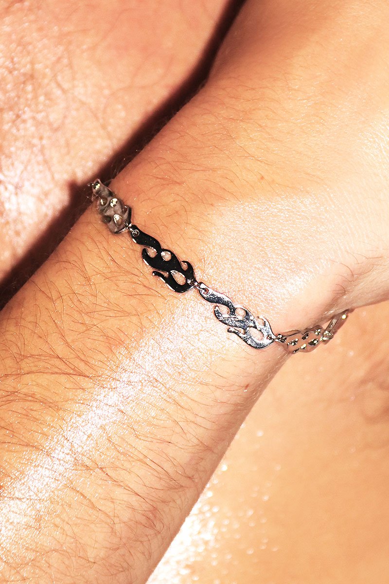 Flame Bracelet-Silver