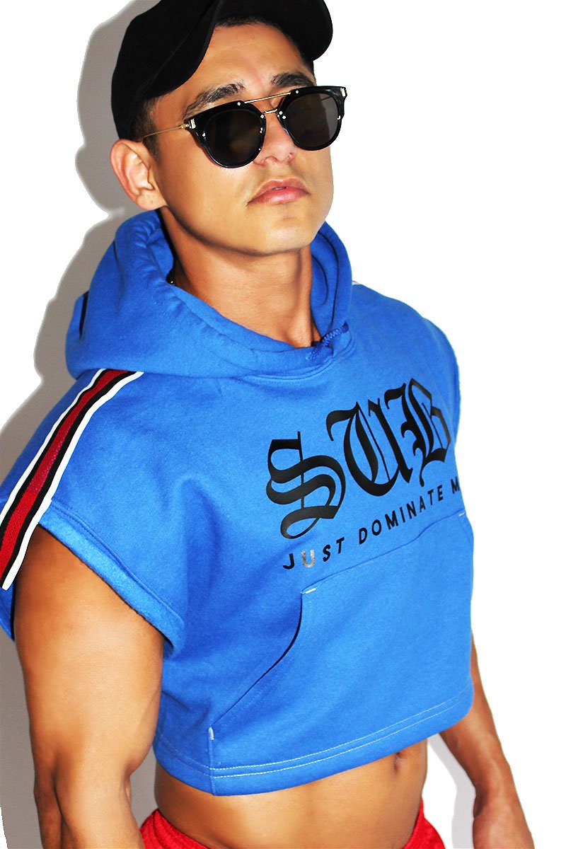 Sub Sleeveless Hoodie Royal Blue Marek Richard