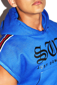 Sub Sleeveless Hoodie-Royal Blue