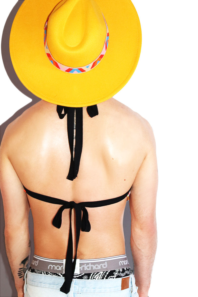 Sunrise Handkerchief Crop Tank- Orange