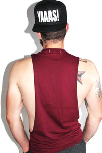 Season's Breedings Low Arm Tank-Burgundy