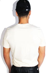 Sequin Roses Tee-Cream
