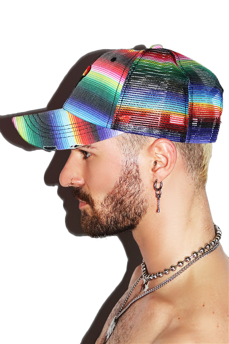 Hacienda Flower Dad Hat -Multi