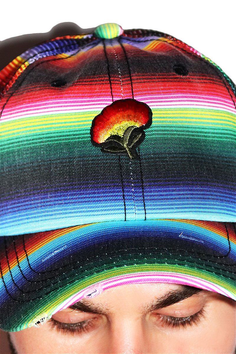Hacienda Flower Dad Hat -Multi