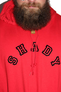 PLUS: Shady Long Sleeve Hoodie-Red