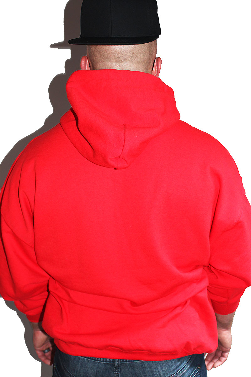 PLUS: Shady Long Sleeve Hoodie-Red