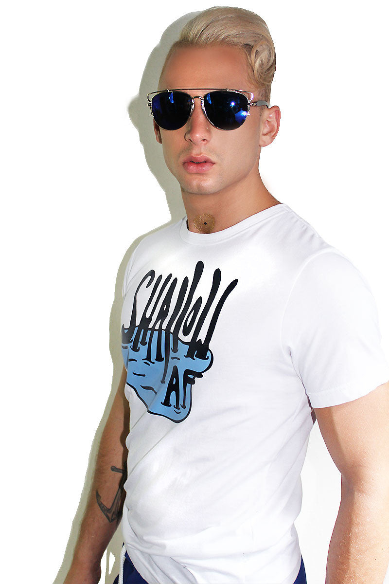 Shallow AF Tee- White
