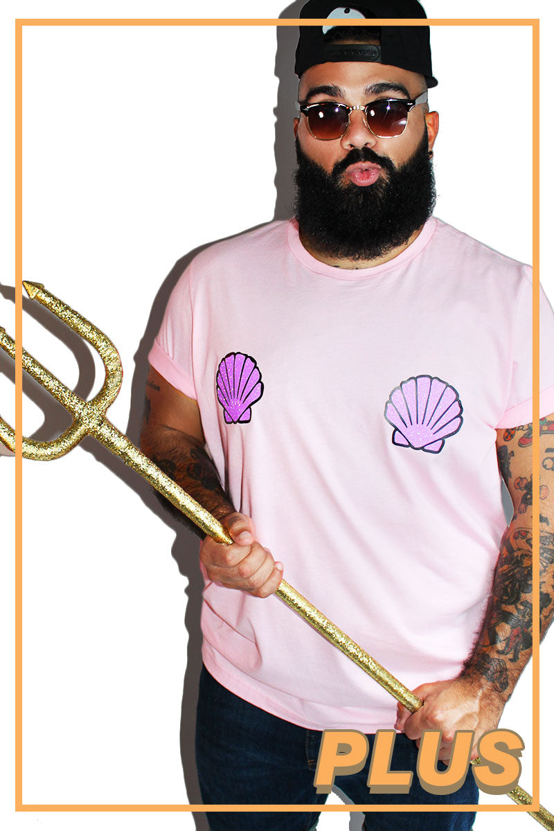 PLUS: Lil Merman Tee- Pink