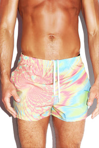 Heat Sensor All Over Active Shorts- Multi
