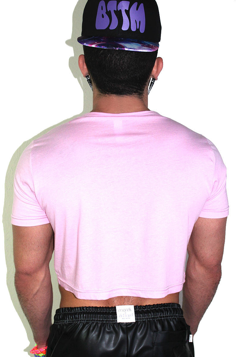 Sickening Crop Tee- Pink
