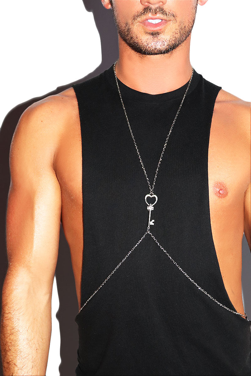 Witch's Key Harness-Silver