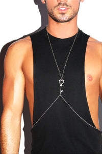 Witch's Key Harness-Silver