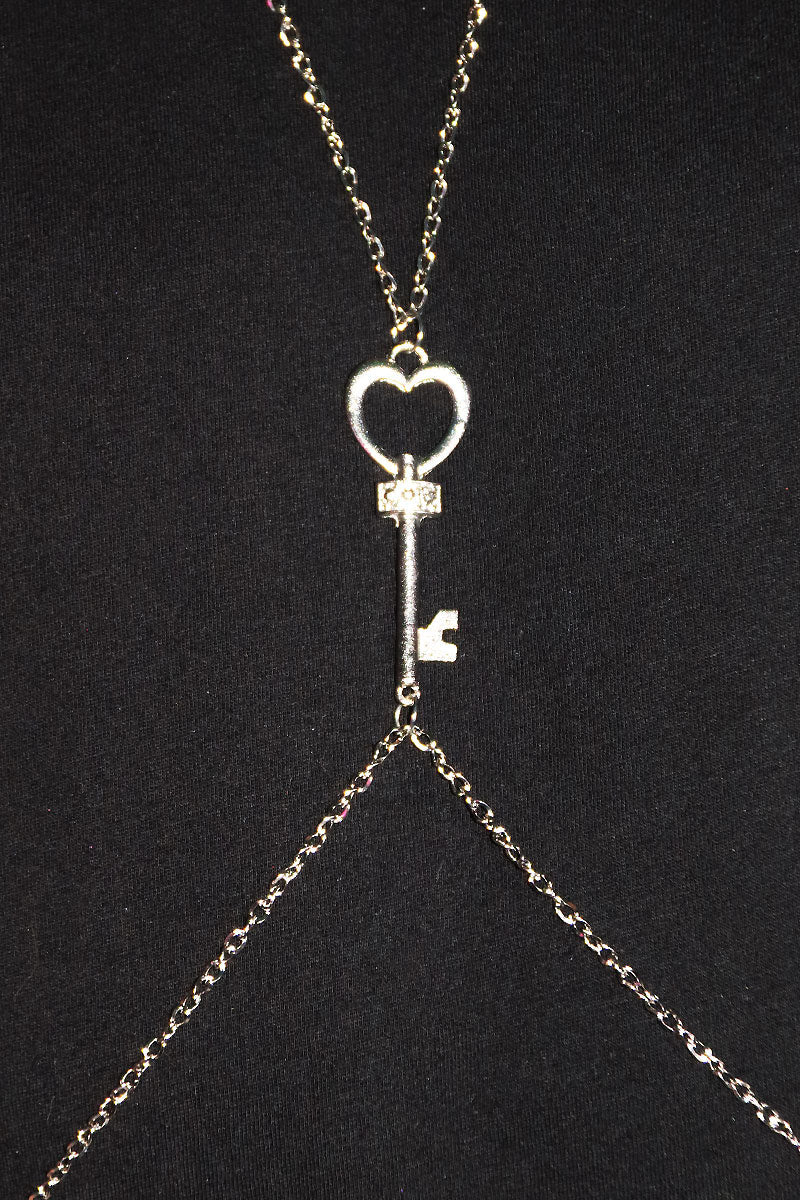 Witch's Key Harness-Silver
