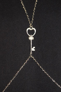 Witch's Key Harness-Silver