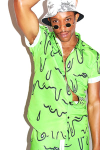 Toxic Goo Short Sleeve Shirt- Green