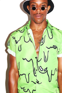 Toxic Goo Short Sleeve Shirt- Green
