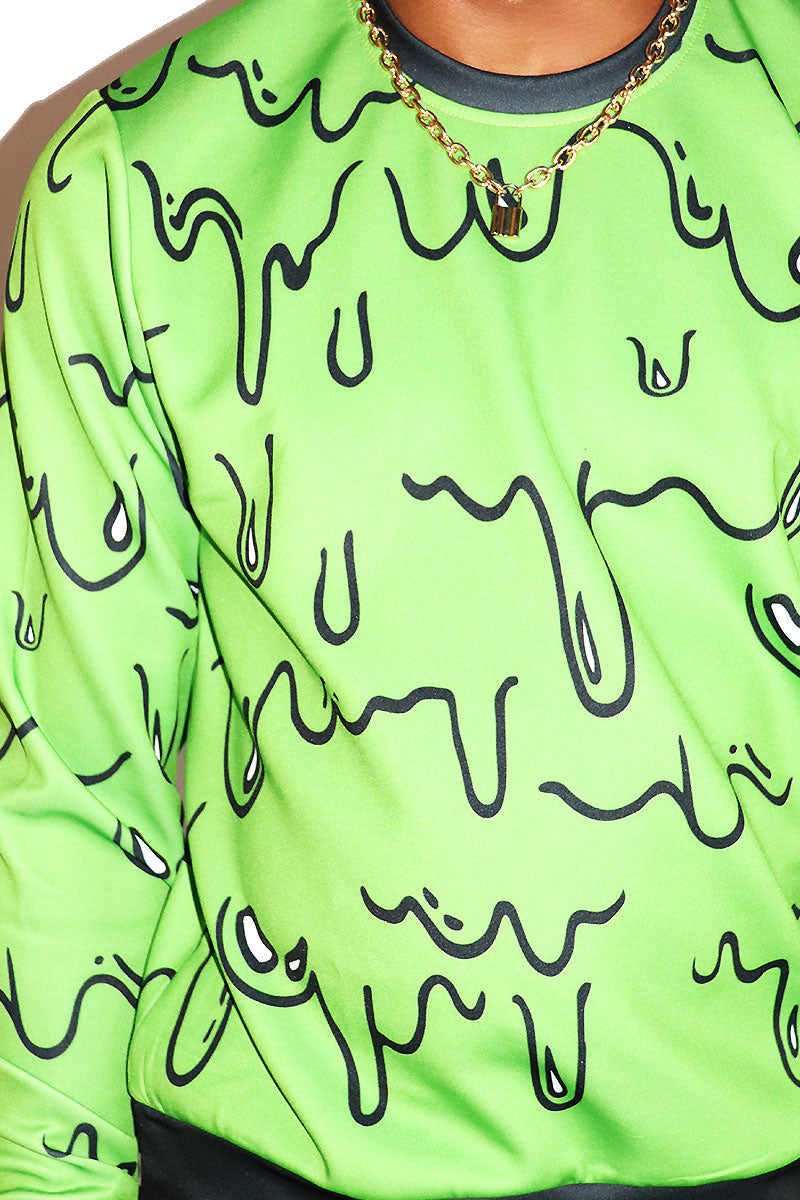Toxic Goo Sweatshirt- Green