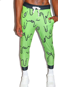 Toxic Goo Joggers- Green