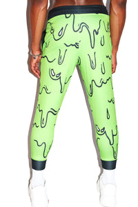 Toxic Goo Joggers- Green