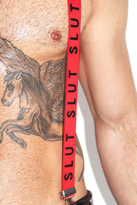 Slut Suspenders-Red