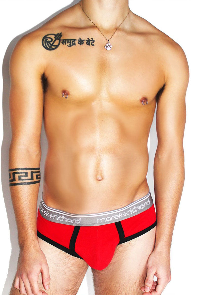 Spank Me Brief-Red
