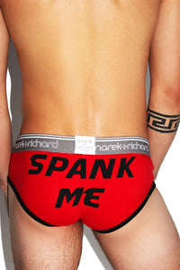 Spank Me Brief-Red