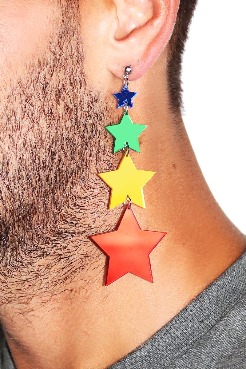 Spectrum Constellation Single Earring-Multi