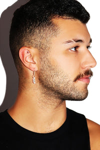 Galactic Star Acrylic Earring- Blue