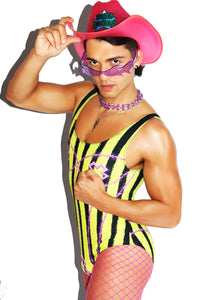 Freakhouse All Over Bodysuit -Neon Green