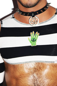 Beetle Stripe Extra Tight Sleeve Harness- White