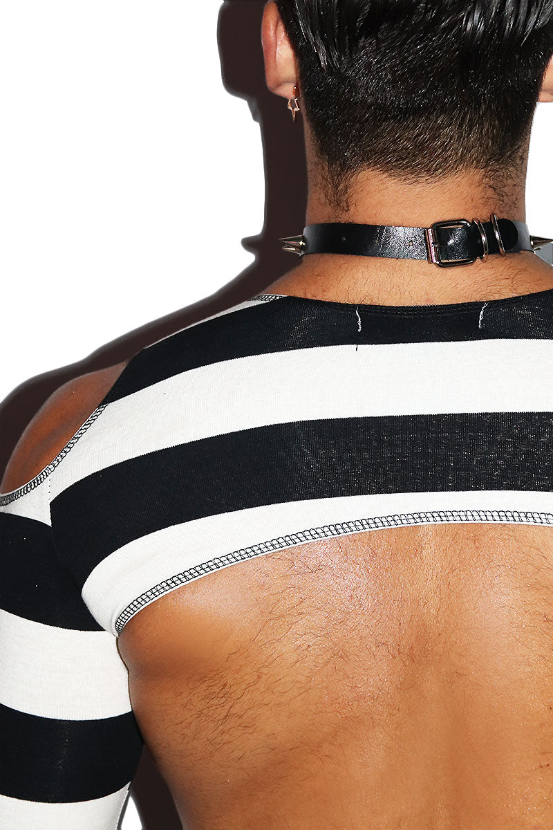 Beetle Stripe Extra Tight Sleeve Harness- White