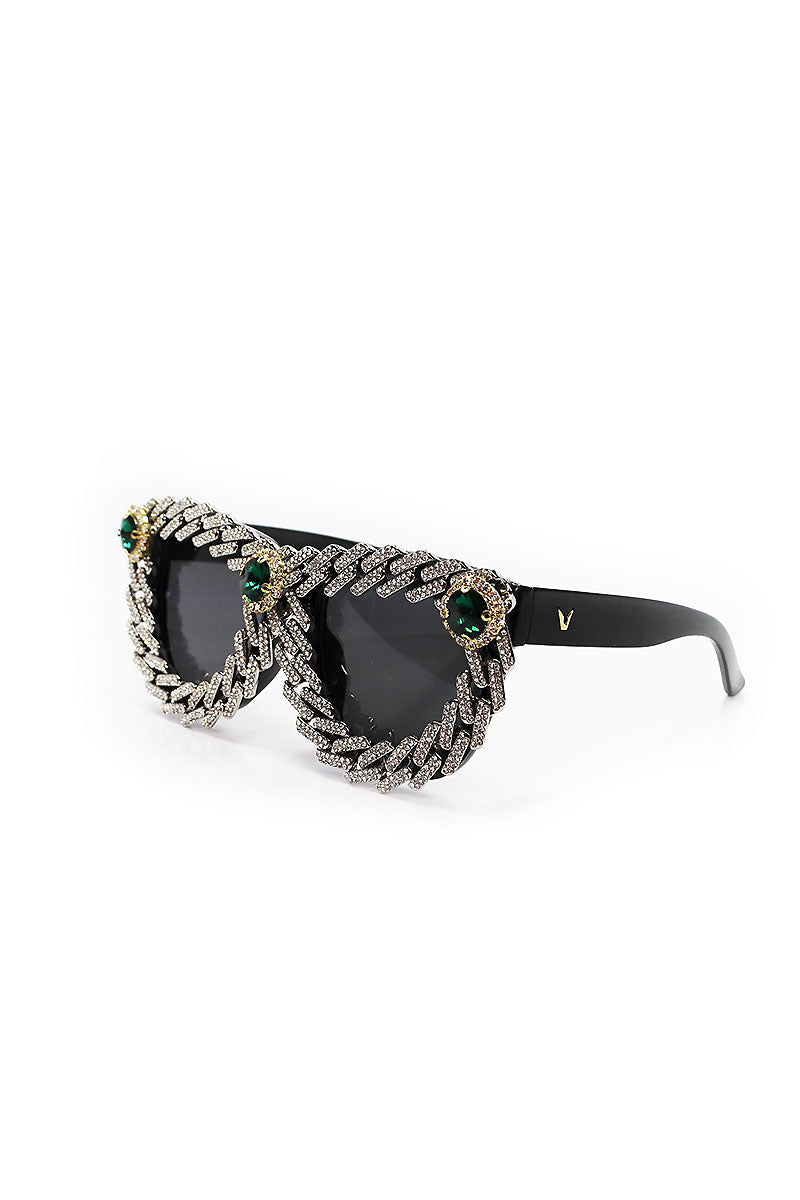 Emerald City Sunglasses- Black