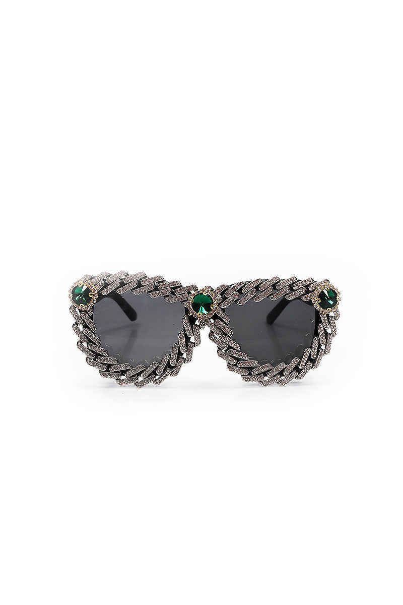 Emerald City Sunglasses- Black