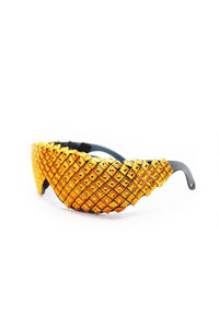 Guilded Scales Sunglasses- Gold