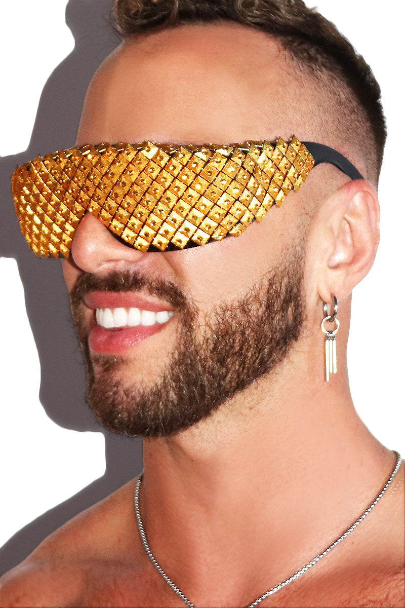 Guilded Scales Sunglasses- Gold