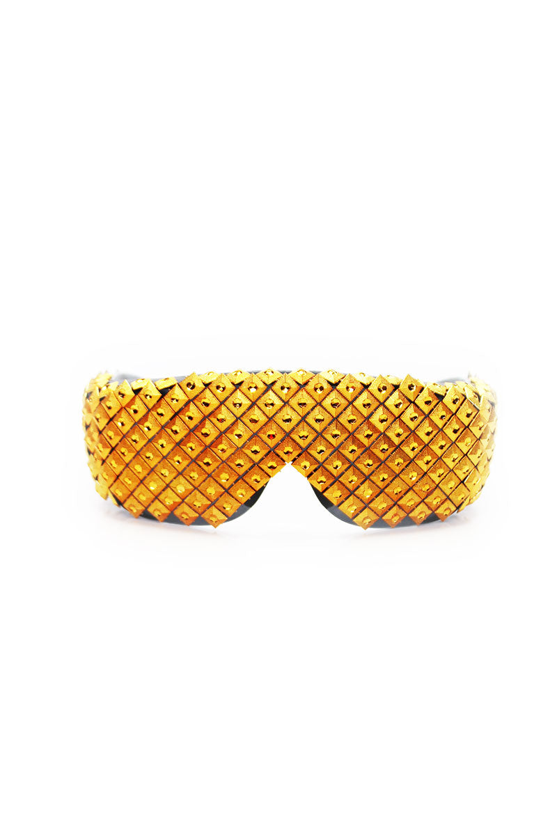 Guilded Scales Sunglasses- Gold