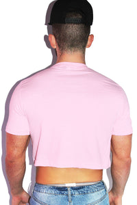 Stun Crop Tee- Pink