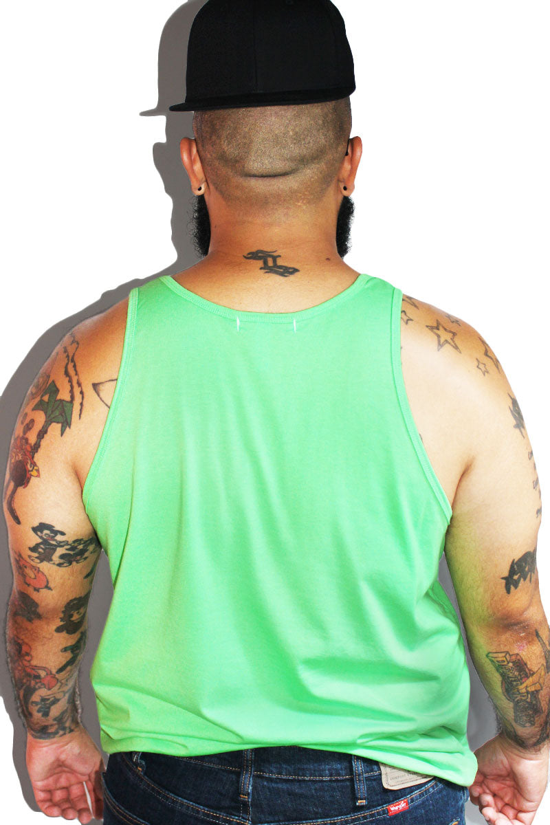 PLUS: Suns Out Buns Out Racerback Tank-Neon Green