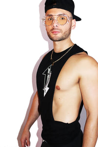 Switchin Positions Low Arm Shedder Tank- Black