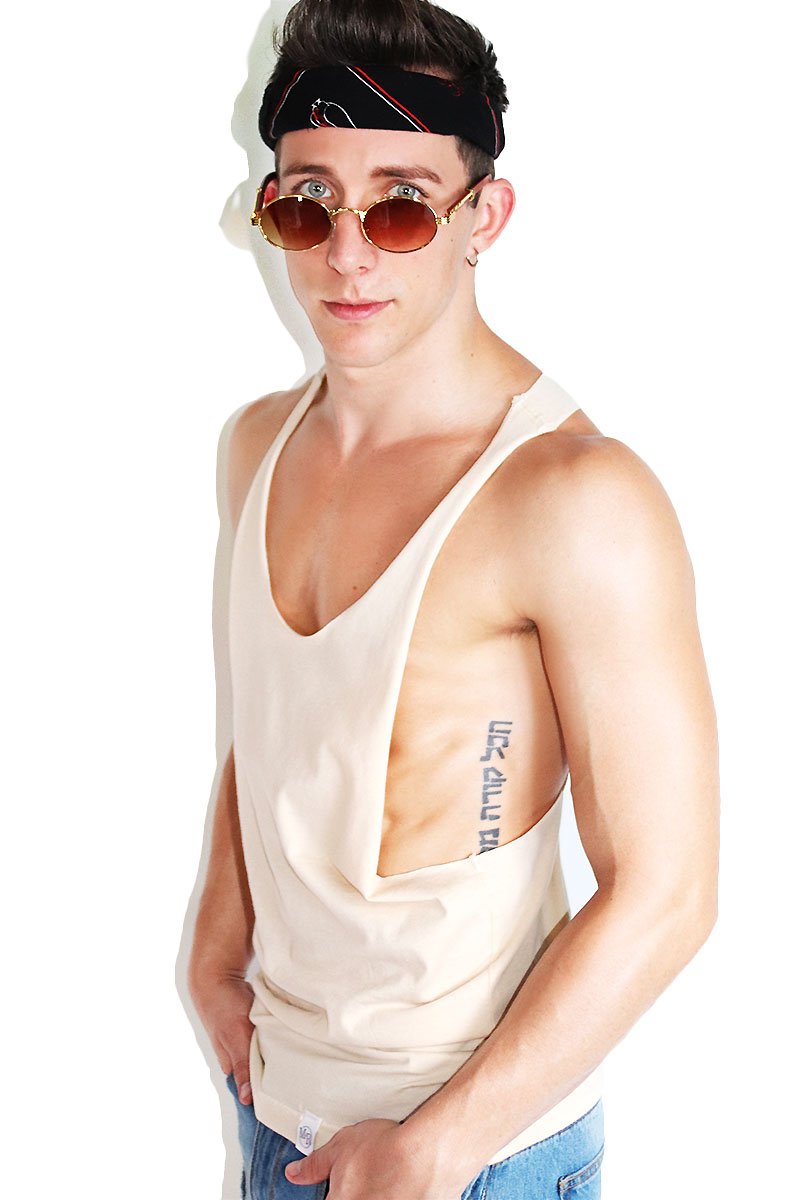 Core String Tank-Cream