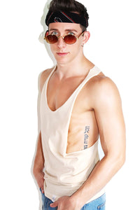 Core String Tank-Cream