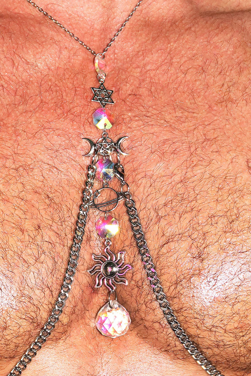 Triple Moon Harness - Silver