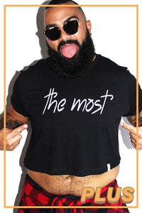 PLUS: The Most Crop Tee-Black