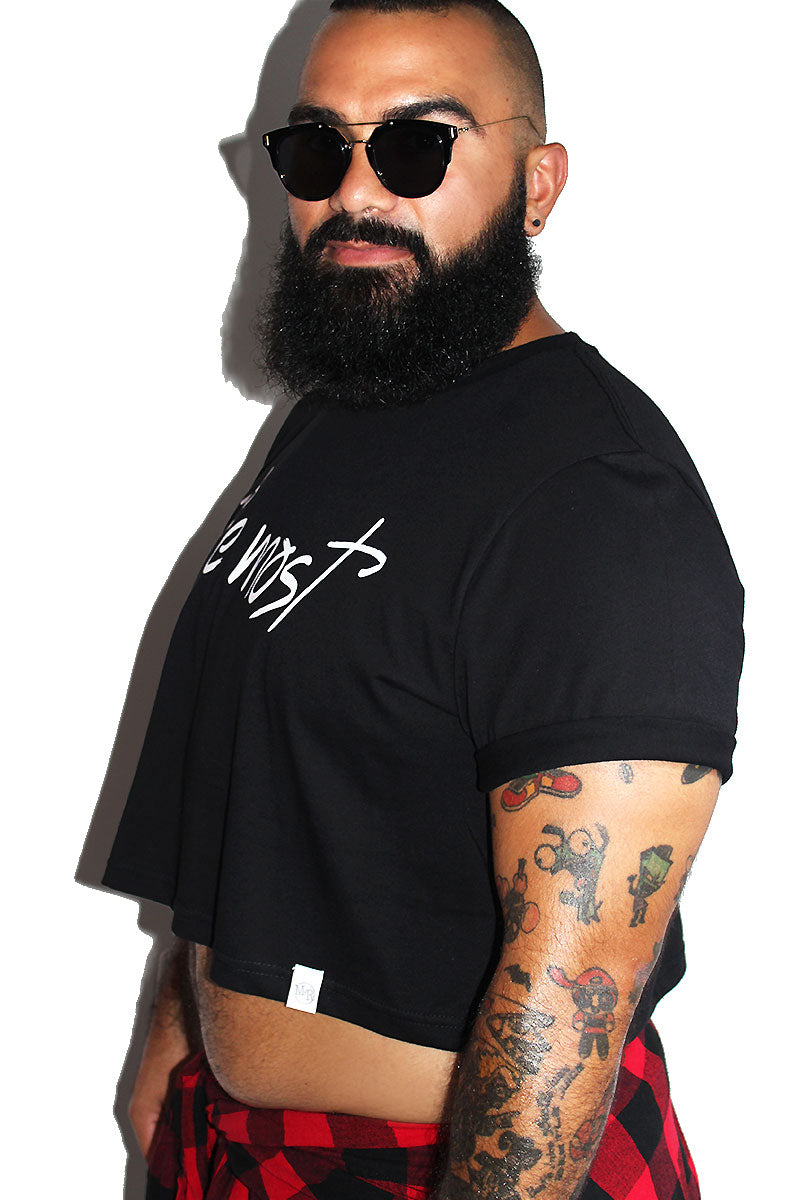 PLUS: The Most Crop Tee-Black